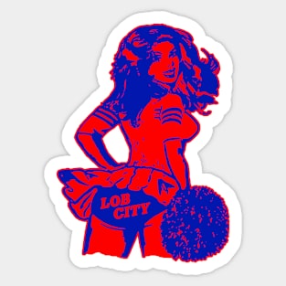 Lob City Cheerleader Sticker